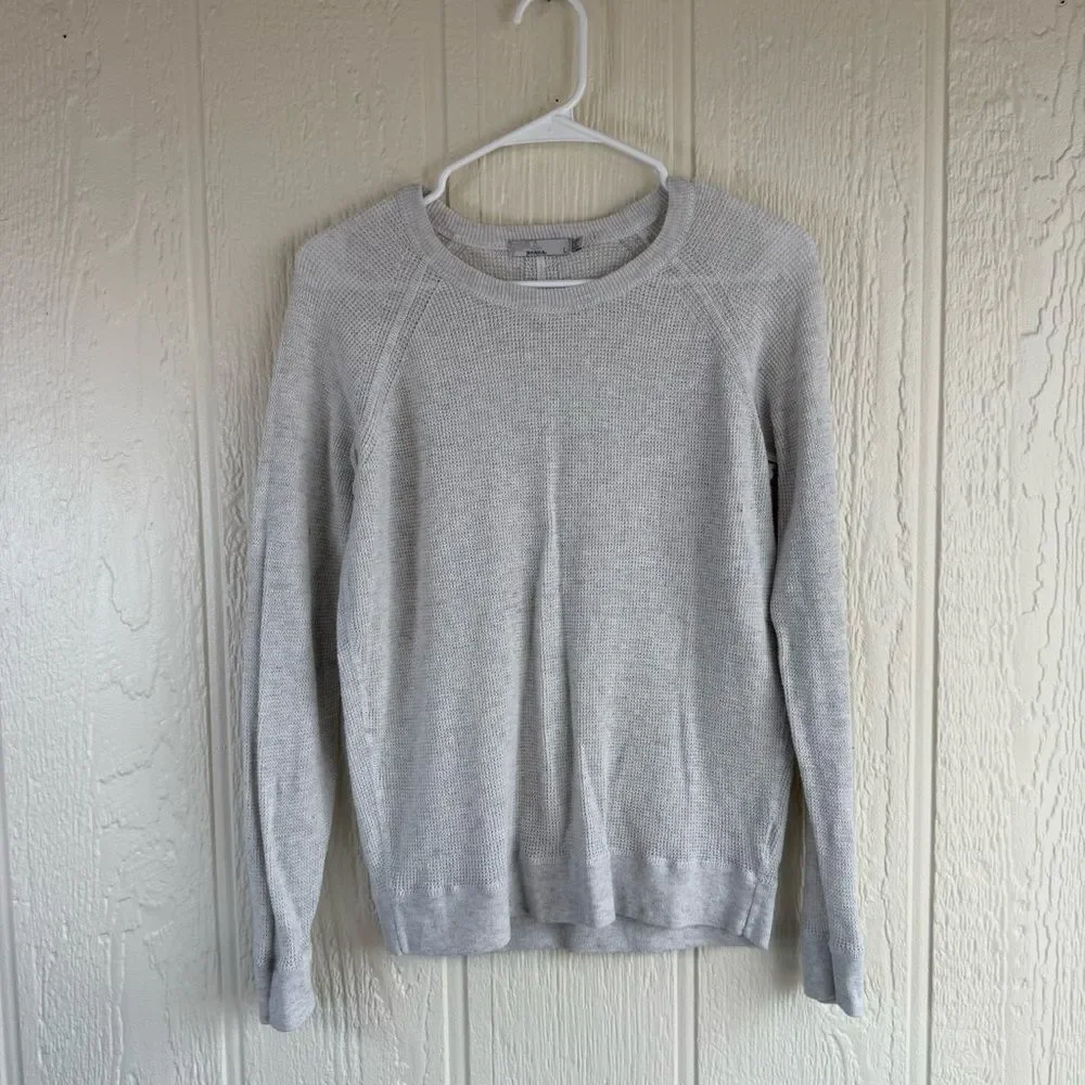 Prana Light Gray Knit Top
